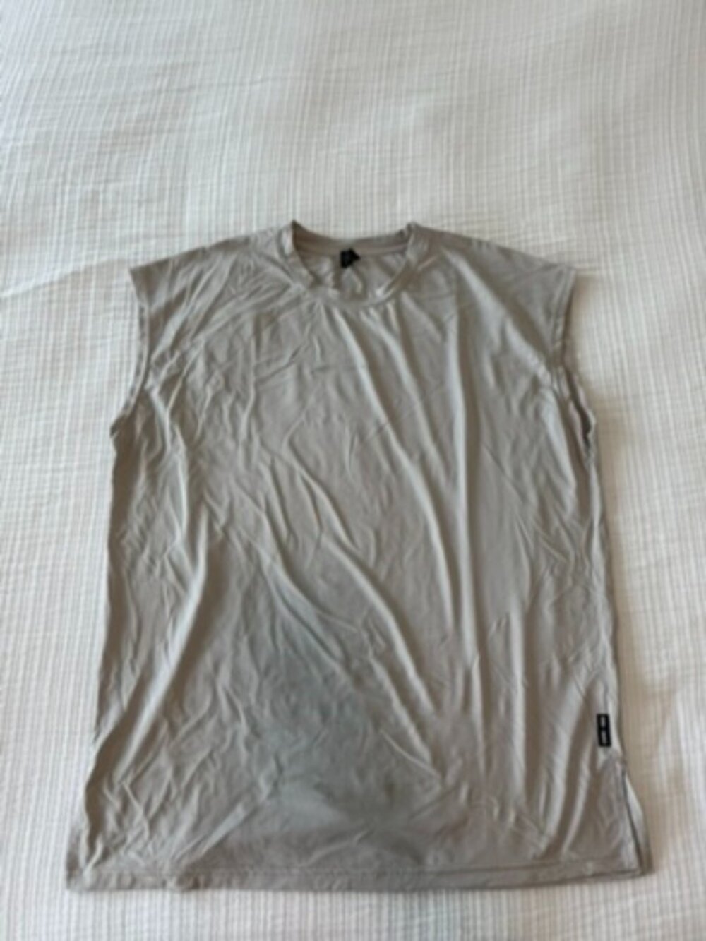 ASRV Silver-Lite 2.0 Oversized Cutoff Tank Stone Grey Men's M DSG-0663
